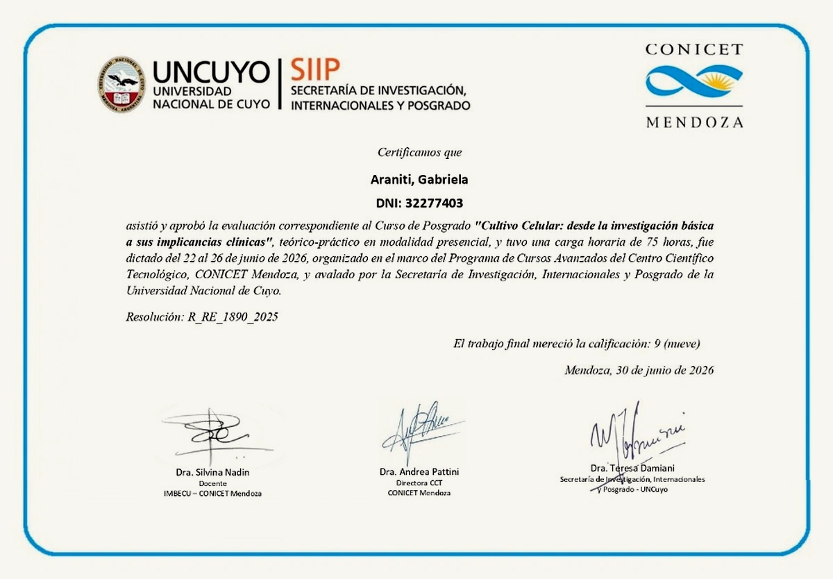 Investigación Doctoral en Biología Celular y Molecular